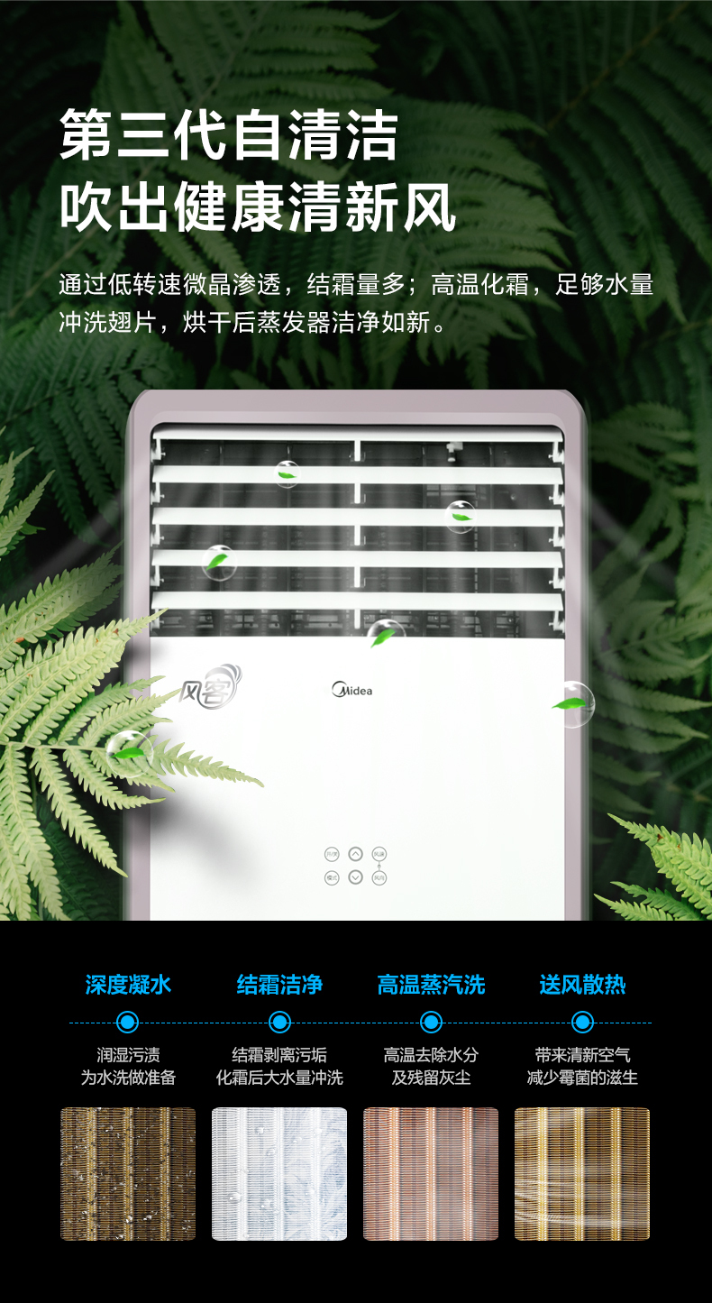 美的柜機空調8