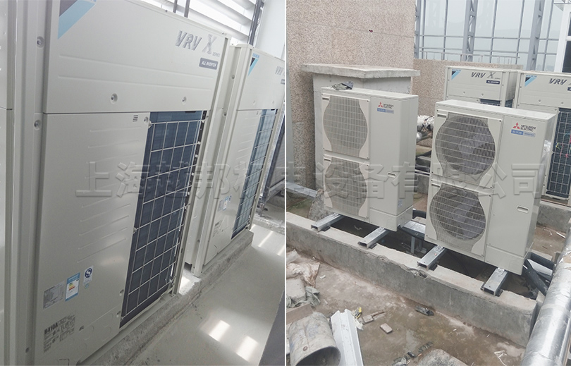 聯強國際辦公樓組合式中央空調室外機安裝