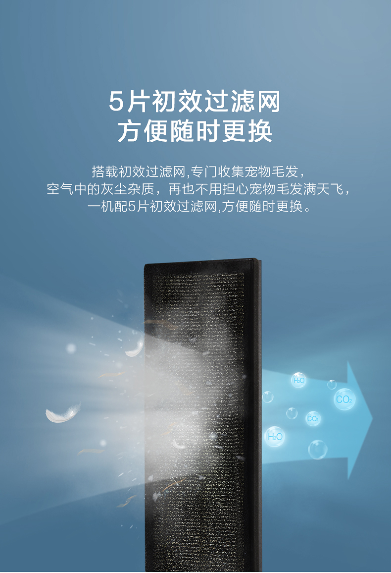 美的空氣凈化器病毒殺菌凈化機