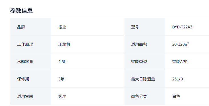 德業除濕機1